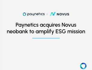 Paynetics Acquires Neobank Novus to Charge its ESG Mission